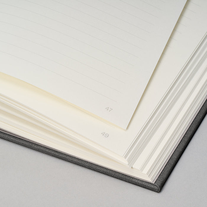 Notebook Classic A5 with linen binding, Rayure Edition