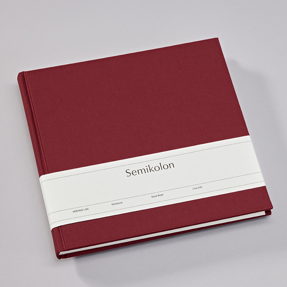 Guest Book Linen Cover