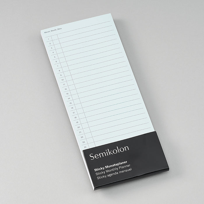 Sticky Monthly Planner