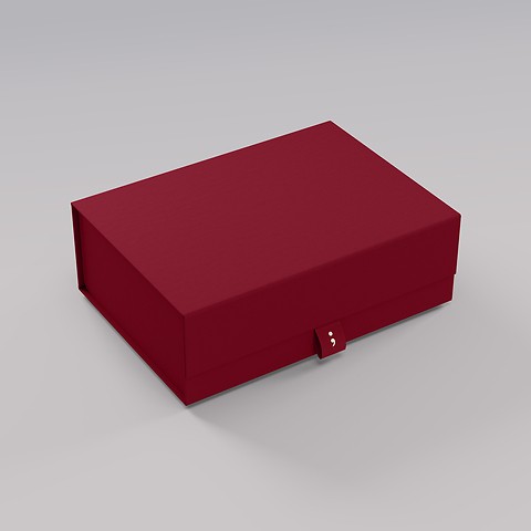 4Rooms Storage Box Burgundy XS
