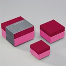 Set of 3 boxes Raspberry Fuchsia