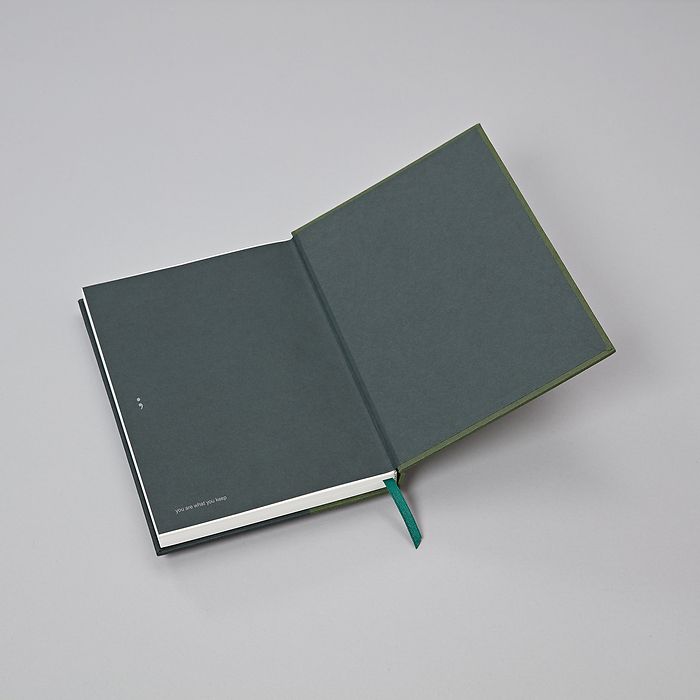 NA Notebook (A5) Botanic, linen-paper, 172 p., 100g/m2, Ruled