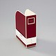 Magazine Box (A4) and letter size, burgundy