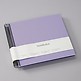 Spiralalbum Economy Medium, black pages, lilac silk